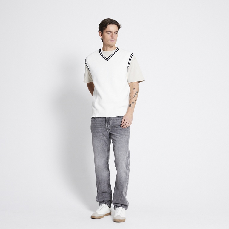 Knitted vest "Rafa" Off white